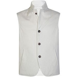 Eleventy, Heren, Jassen, Beige, Maat: S Katoen,