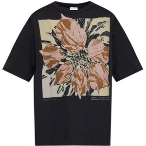 Dries Van Noten, Heren, Tops, Zwart, Maat: L Katoen,