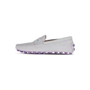 Tod's Veloursleren Mocassins , Gray , Heren , Maat: 41 EU