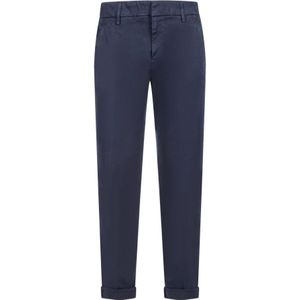 Dondup, Heren, Broeken, Blauw, Maat: W38 Katoen,