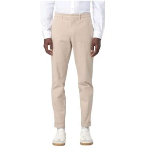 Fay, Heren, Broeken, Beige, Maat: W35