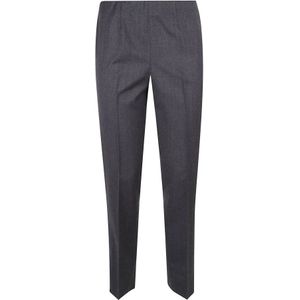 QL2 Quelledue, Dames, Broeken, Grijs, Maat: L Wol,