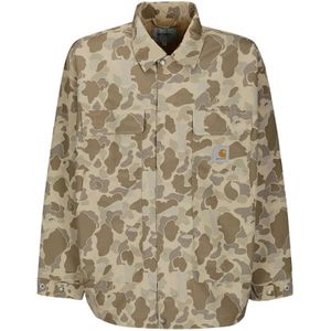 Carhartt Wip, Heren, Jassen, Bruin, Maat: L