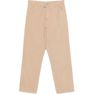 Carhartt Wip, Heren, Broeken, Bruin, Maat: W36 Katoen,