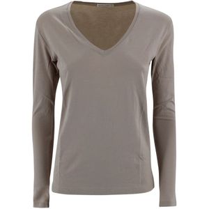 Anonym Apparel, Dames, Tops, Beige, Maat: S Jersey,