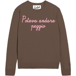 MC2 Saint Barth, Dames, Truien, Bruin, Maat: M