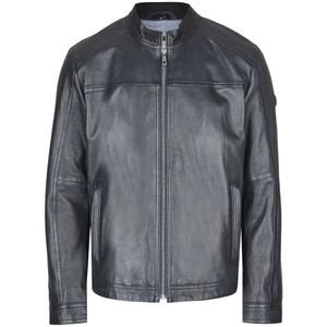 Bugatti - Bualessio - Leren Jas - Blauw - Heren