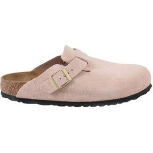 Birkenstock - Klompstijl Schoen - Lichtroze - Suède