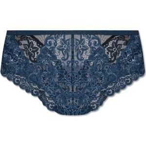 Hanro, Dames, Ondergoed, Blauw, Maat: XS Polyamide,