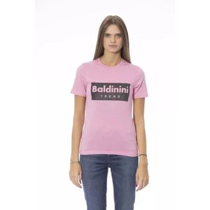 Baldinini, Dames, Tops, Roze, Maat: M Katoen,