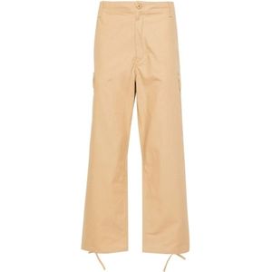 Kenzo, Heren, Broeken, Beige, Maat: M Katoen,