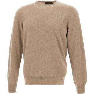 Gran Sasso, Heren, Truien, Beige, Maat: M Zijde,
