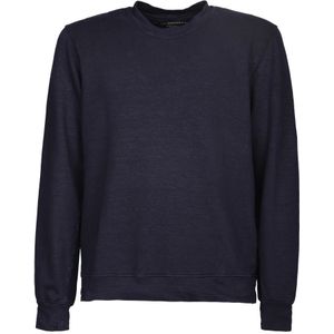 Original Vintage, Heren, Sweatshirts & Hoodies, Blauw, Maat: XL