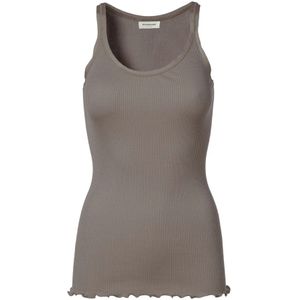Rosemunde, Dames, Tops, Grijs, Maat: S Zijde,