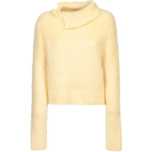 Jacquemus - Gele Gebreide Kleding - Trui - Dames
