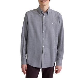 Harmont & Blaine, Heren, Overhemden, Grijs, Maat: M Katoen,
