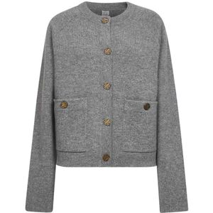 TotêMe, Dames, Truien, Grijs, Maat: XS Kasjmier,