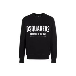 Dsquared2 Sweatshirts , Black , Heren , Maat: 2XL