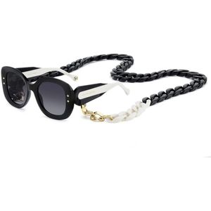 Carolina Herrera - 0254/S - Zonnebril - Zwart - Oversized Acetaat Montuur