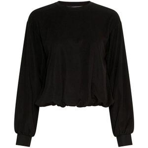 Moss Copenhagen, Dames, Blouses & Shirts, Zwart, Maat: XS