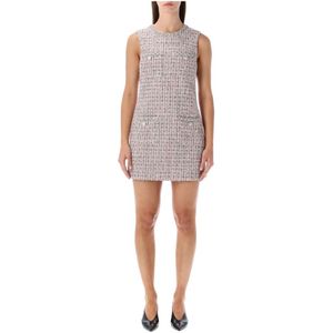 Self Portrait, Dames, Jurken, Roze, Maat: XS Leer,