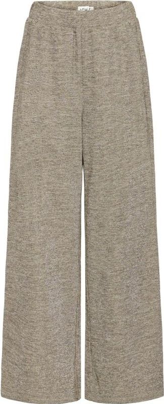 Ichi, Dames, Broeken, Grijs, Maat: L Viscose,