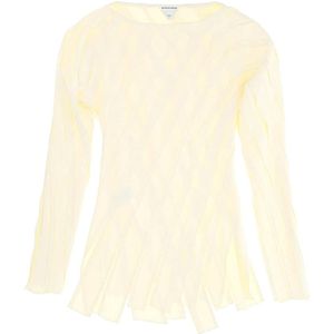Bottega Veneta, Dames, Blouses & Shirts, Wit, Maat: S Zijde,