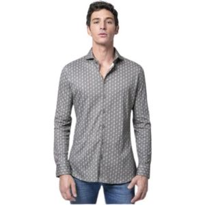 Desoto, Heren, Overhemden, Grijs, Maat: 2XL Katoen,