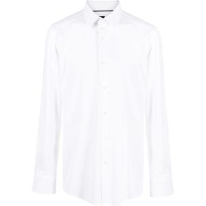 Hugo, Heren, Overhemden, Wit, Maat: 4XL Katoen,