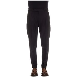 PT Torino, Heren, Broeken, Blauw, Maat: L Wol,