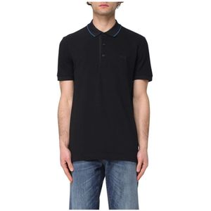 Hugo, Heren, Tops, Zwart, Maat: 2XL Piqué,