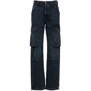 Diesel, Dames, Jeans, Blauw, Maat: W28 L32 Denim,