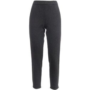 Le Tricot Perugia, Dames, Broeken, Grijs, Maat: S Viscose,