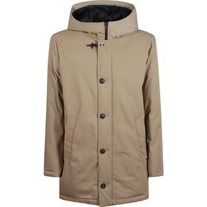 Fay, Heren, Mantels, Beige, Maat: XL
