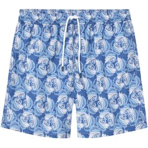 Fedeli, Heren, Badkleding, Blauw, Maat: 2XL Poliester,