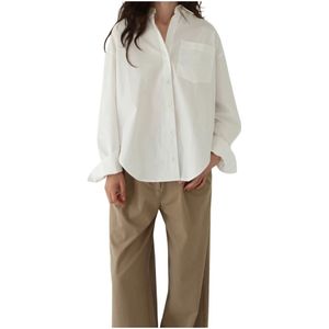 Designers Remix, Dames, Blouses & Shirts, Beige, Maat: M