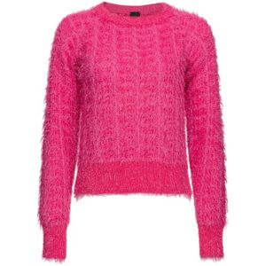 Pinko, Dames, Truien, Roze, Maat: S Acryl,