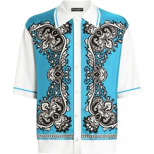 Dolce & Gabbana, Heren, Overhemden, Veelkleurig, Maat: S Katoen,