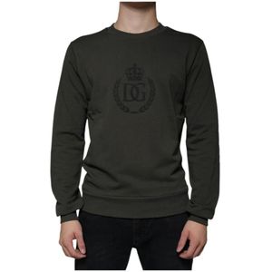 Dolce & Gabbana - Sweatshirt - Groen - Katoen