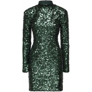 Pinko, Dames, Jurken, Groen, Maat: L Satijn,