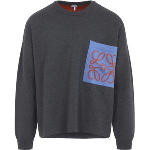 Loewe, Heren, Truien, Grijs, Maat: L