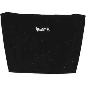 Disclaimer, Dames, Tops, Zwart, Maat: S Katoen,