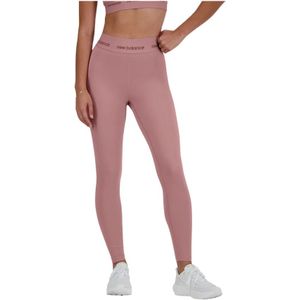 New Balance, Dames, Broeken, Roze, Maat: M Spandex,