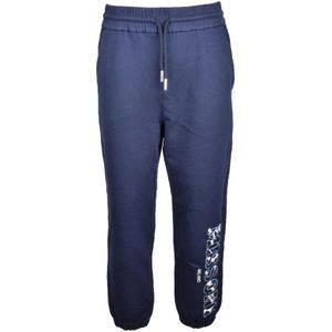 Missoni, Heren, Broeken, Blauw, Maat: M Viscose,