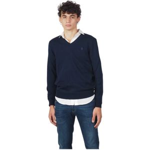 Ralph Lauren, Heren, Truien, Blauw, Maat: 2XL Wol,
