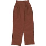 Nike - Broeken - Bruin - Heren - Waterafstotende Nylon - Asymmetrische Taille