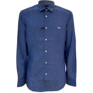 Harmont & Blaine, Heren, Overhemden, Blauw, Maat: 2XL