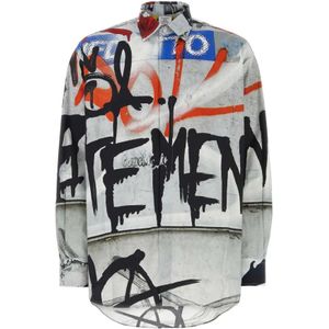Vetements, Heren, Overhemden, Veelkleurig, Maat: M Katoen,