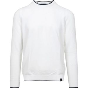 Fay, Heren, Truien, Wit, Maat: 2XL Katoen,