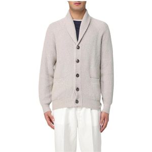 Brunello Cucinelli, Heren, Truien, Beige, Maat: S Kasjmier,